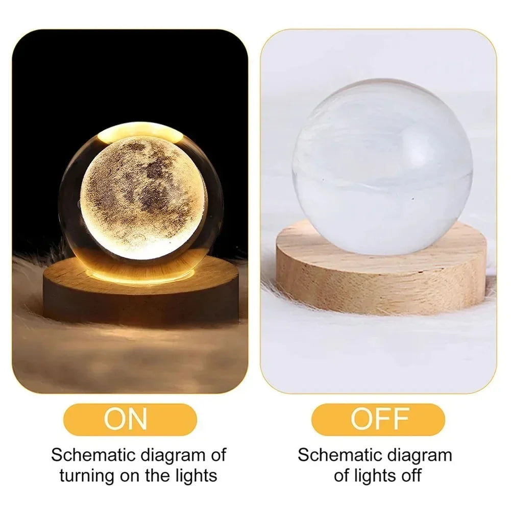 Celestial Glow Crystal Lamp