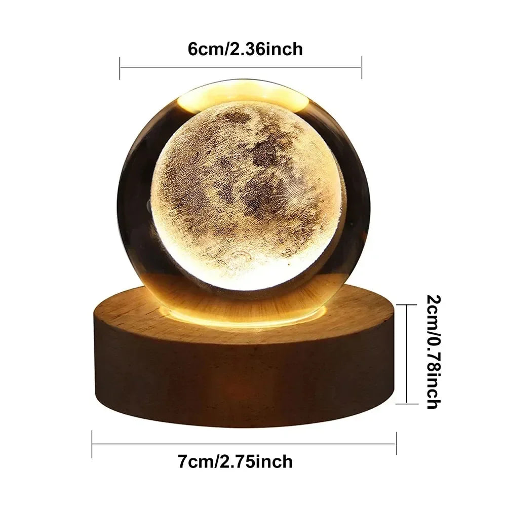 Celestial Glow Crystal Lamp