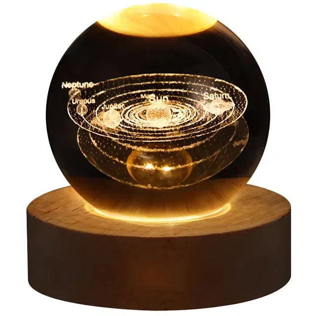 Celestial Glow Crystal Lamp