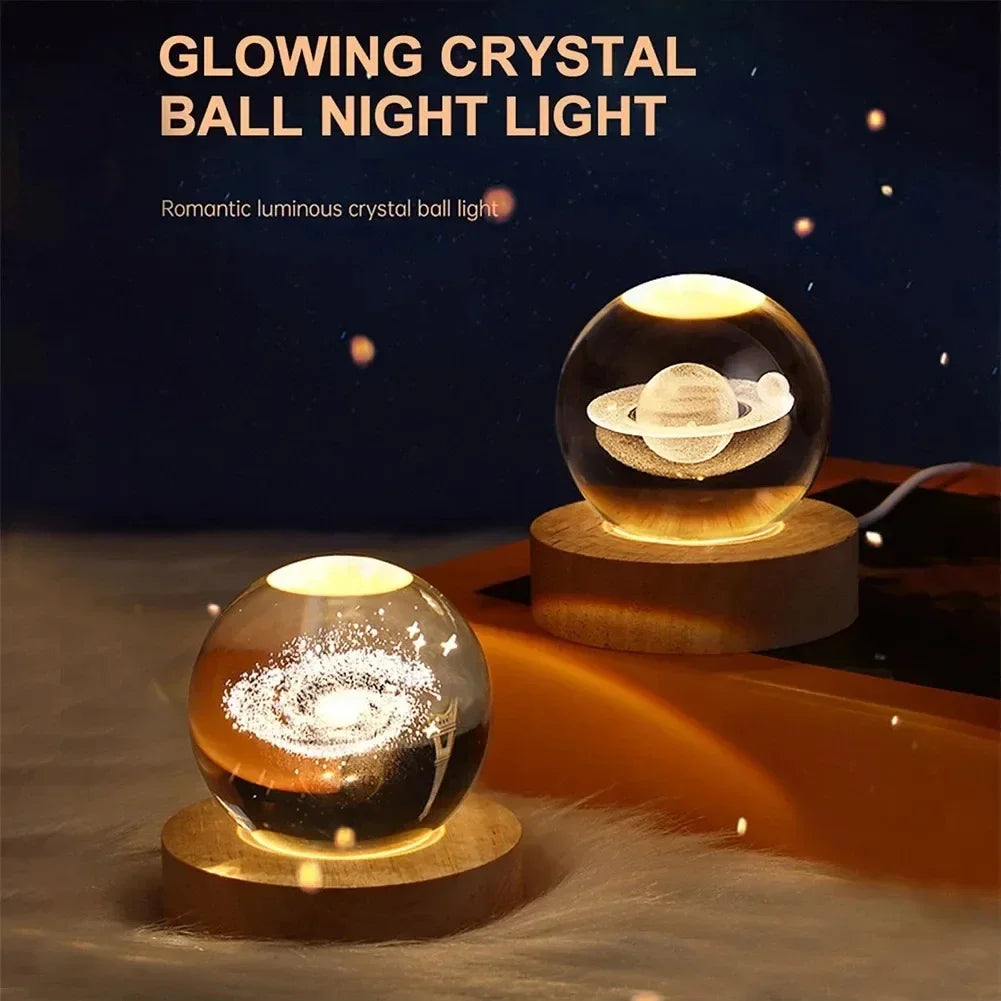 Celestial Glow Crystal Lamp