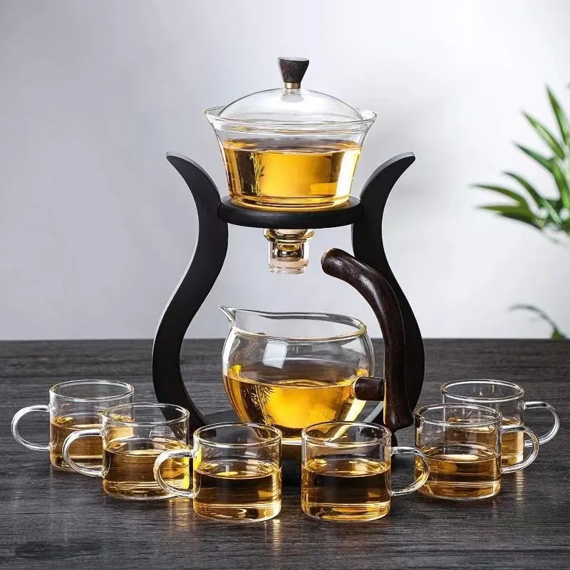 Celestial Harmony Glass Tea Set