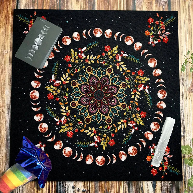 Mystic Moonlight Tarot Tablecloth