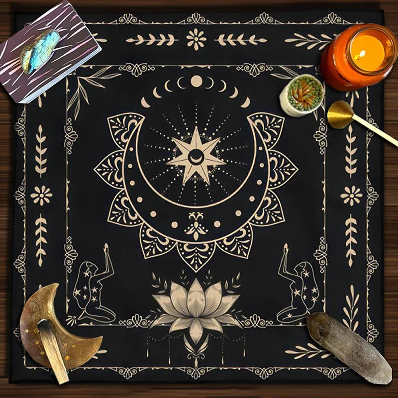 Mystic Moonlight Tarot Tablecloth