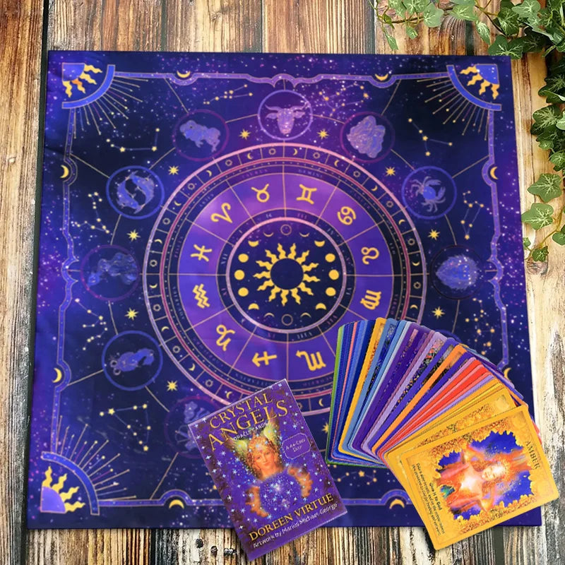 Mystic Moonlight Tarot Tablecloth