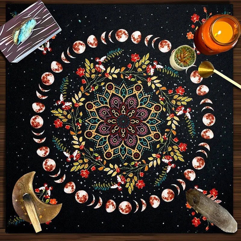 Mystic Moonlight Tarot Tablecloth